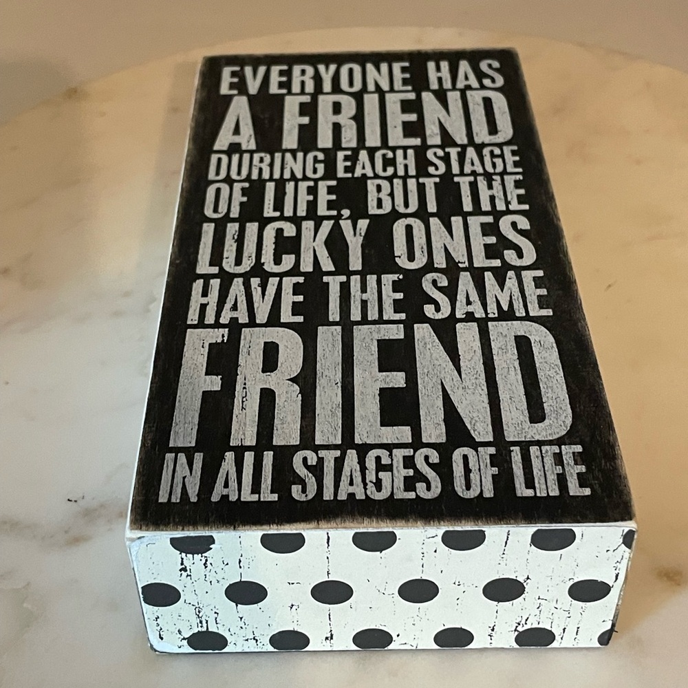 Inspirational Quote Block Decor - Picture 3 of 4